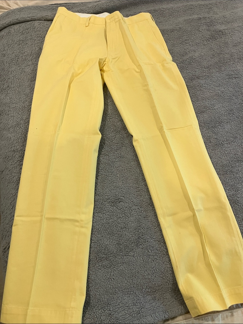 Ralph Lauren Yellow Straight-Leg Chinos